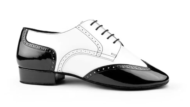 PD042 TANGO Black/White Leather