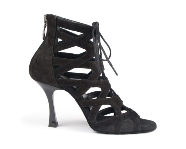 PD804 NET Black Nubuck Leather